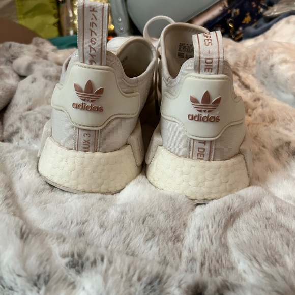 adidas | Shoes | Adidas Nmd White And Gold Shoes | Poshmark